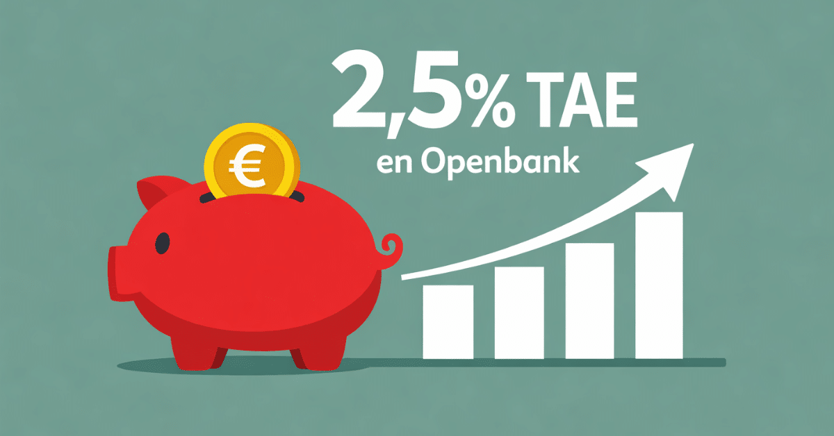 Featured image for “Openbank agita el ahorro elevando su cuenta remunerada al 2,5% TAE”