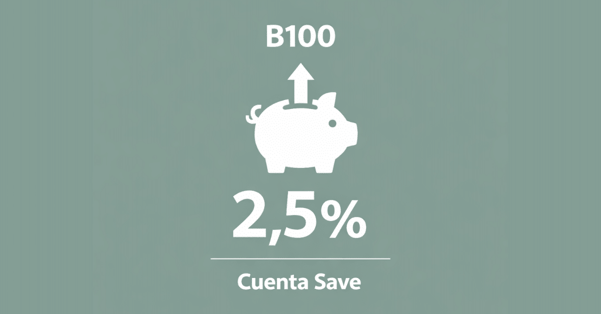 Featured image for “B100 sube la Cuenta Save al 2,5% TAE: la cuenta de Abanca que se enfrenta a Trade Republic”